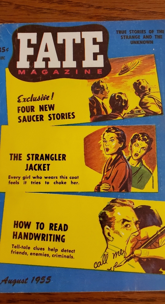 💯VINTAGE💯 FATE MAGAZINE AUGUST 1955